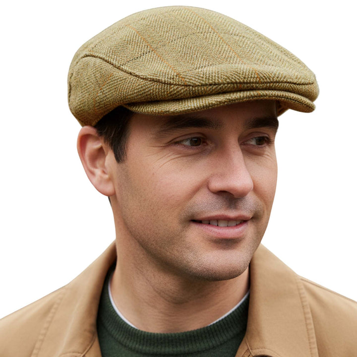 Game Tweed Flat Cap-0