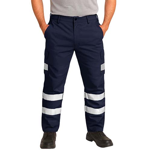 Hi Vis Cargo Work Trousers / Regular - Clearance-7