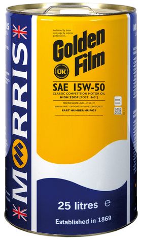 GOLDEN FILM SAE 15W-50 - CLASSIC MOTORSPORT OIL