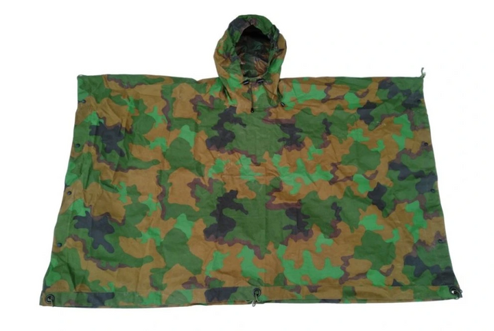 Dutch Army Issue Jungle Camo Poncho