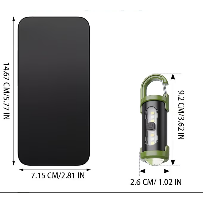 4-Pack USB Rechargeable LED Lantern Set – Ultra-Bright
