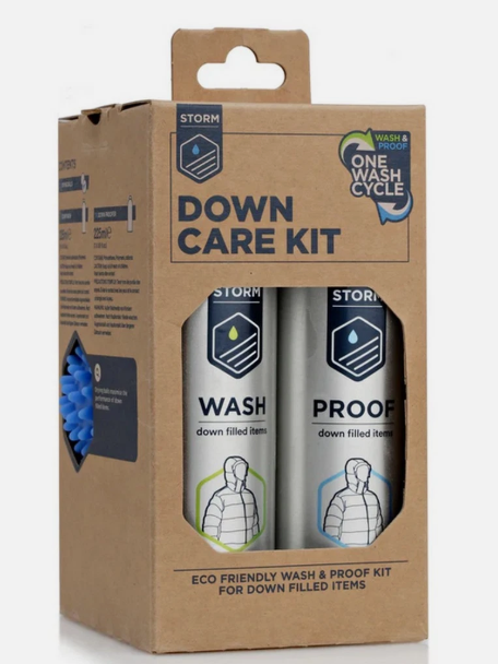Storm Down Wash &amp; Proof Kit (2 x 225ml) – Complete Down Care Set
