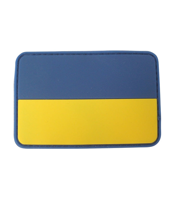 Ukraine National Flag Tactical PVC Patch – Blue/Yellow