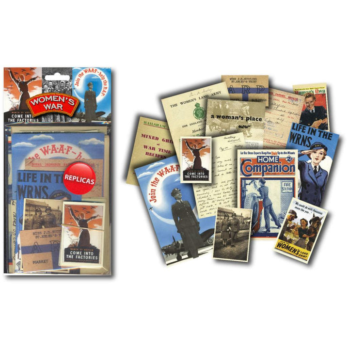 Women’s War Memorabilia Pack - WWII Document Reproductions