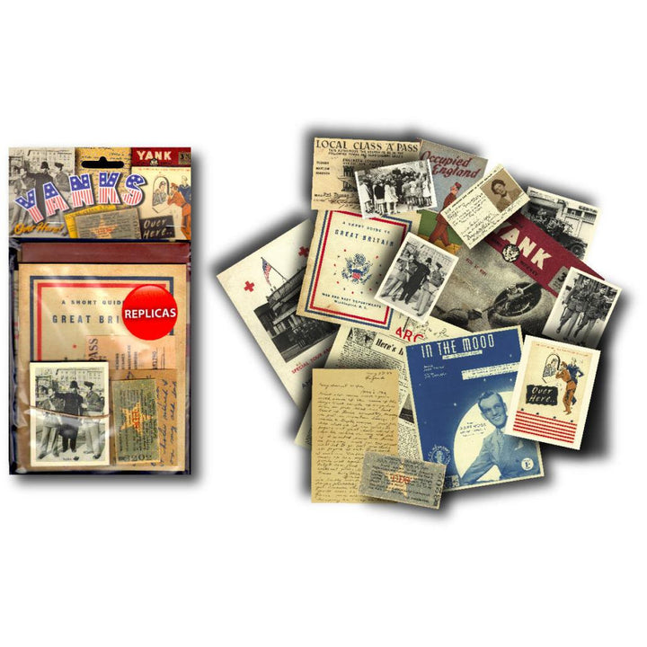 "Yanks" in Britain Memorabilia Pack – WWII US Serviceman Reproductions