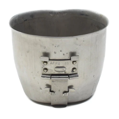 Genuine Austrian / US Army Stainless Steel Canteen Cup - Used Grade A