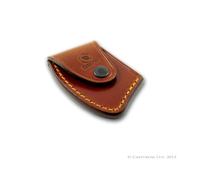 Leather Axe Sheath in Cognac Brown