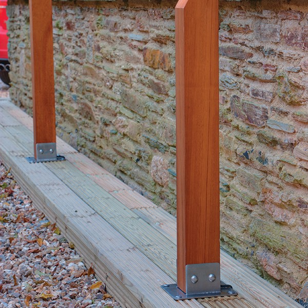Collingwood 1W Wooden LED Bollard (Iroko Wood) - New