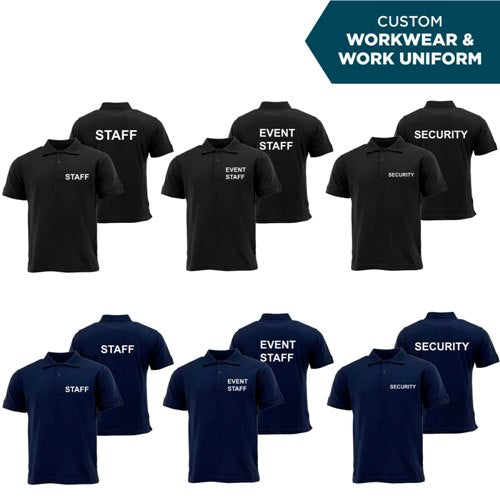 Security Staff Uniform Premium Polo Shirt