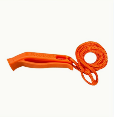 Emergency Marine Distress Whistle – Hi-Vis Orange