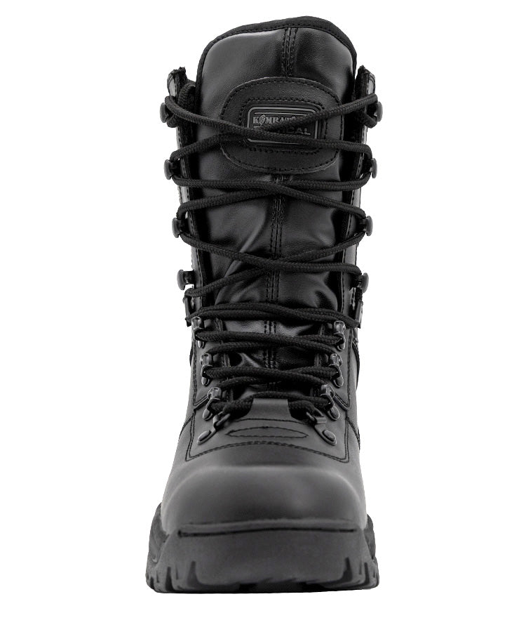 Forces MOD Boot black - front view with speed lace hooks