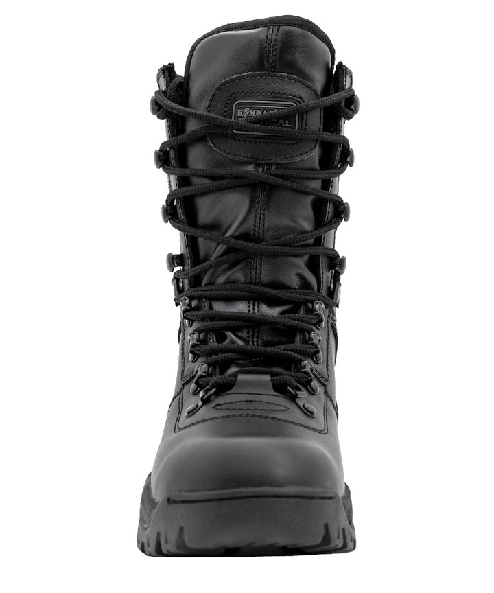 Forces MOD Boot black - front view with speed lace hooks