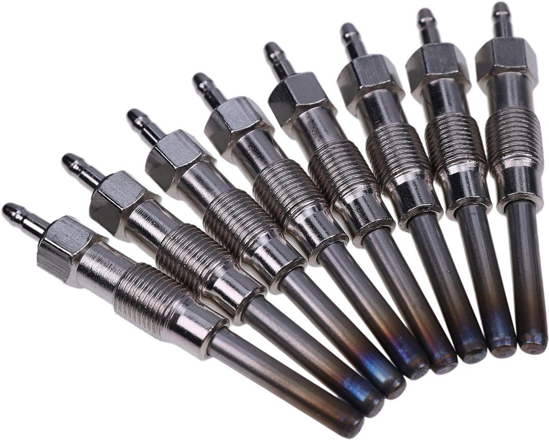 Glow Plugs Compatible with Hummer HMMWV set of 8