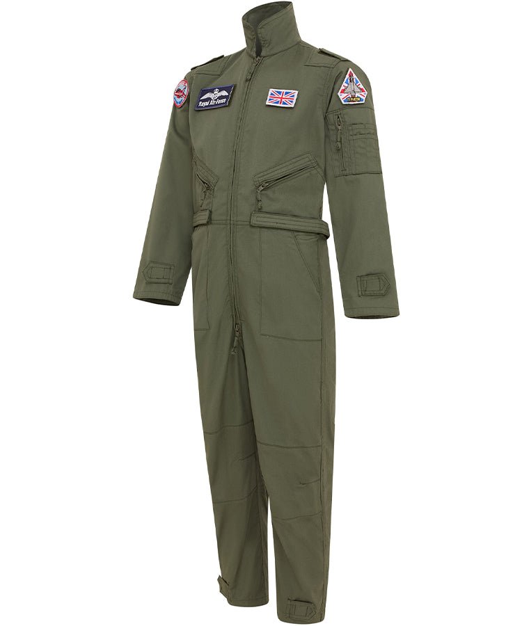 Kids Top Gun Olive Green Flight Suit