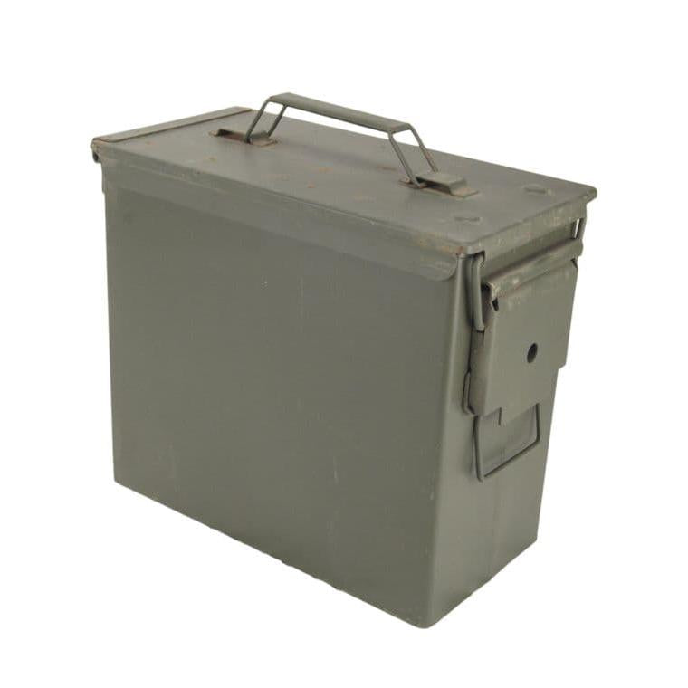 Tall 50 Cal Ammo Tin Grade A