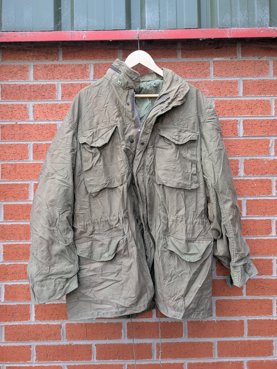 Genuine US Army M65 Field Jacket – Olive Green (Grade A - Large Long)