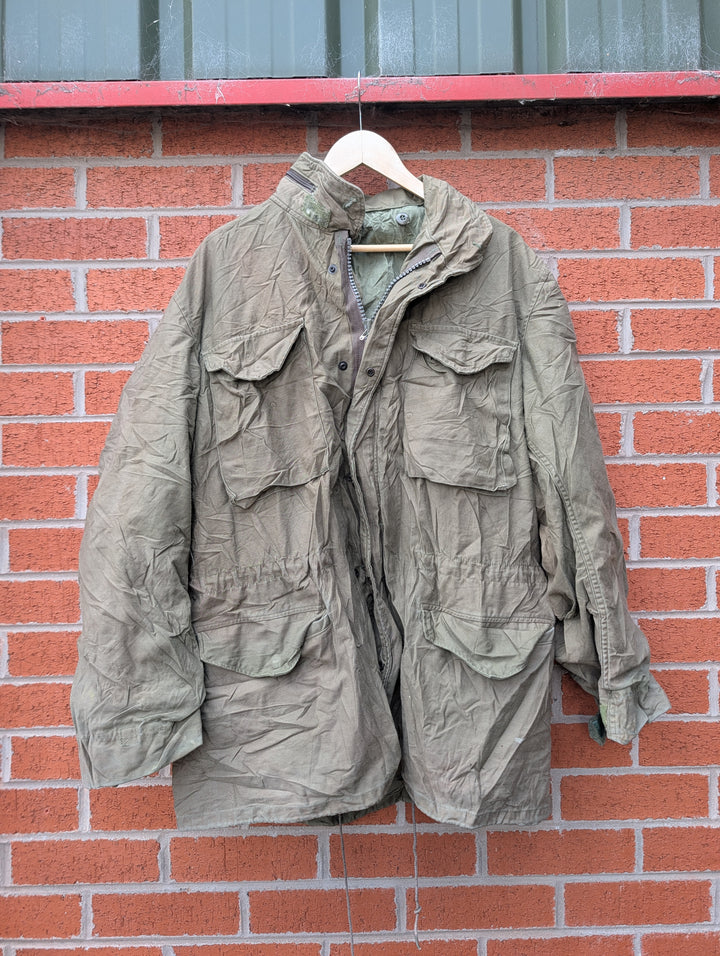Genuine US Army M65 Field Jacket – Olive Green (Grade A - Large Long)