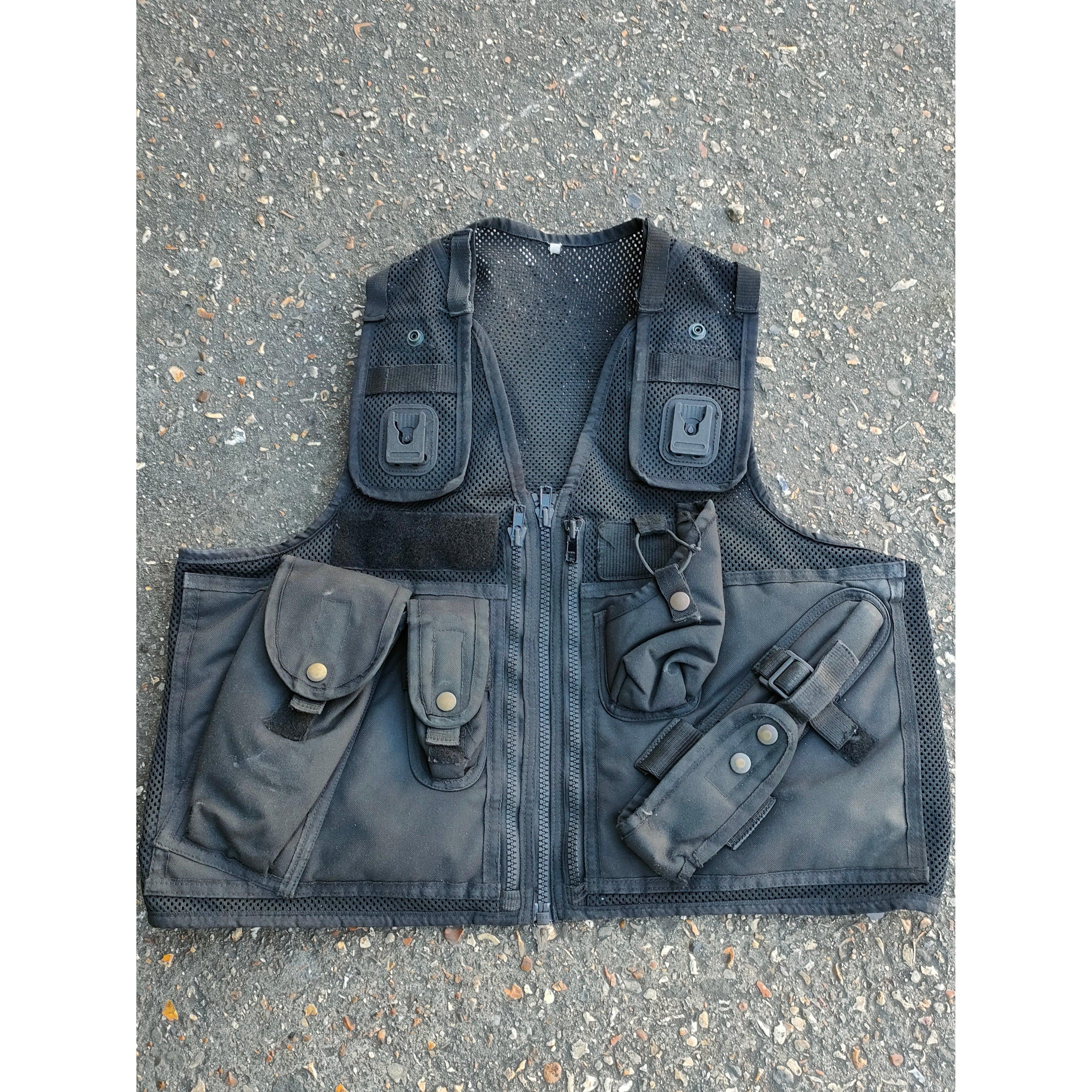 トップス notconventional fireman buckle vest Fireman Clasp Jacket - Black | RONNING, Everyday Uniform