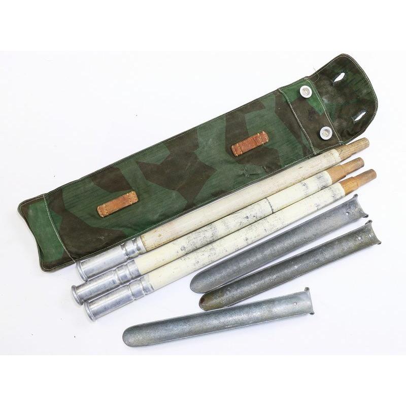Swiss army tent pole and peg kit - Zeltbahn Camo