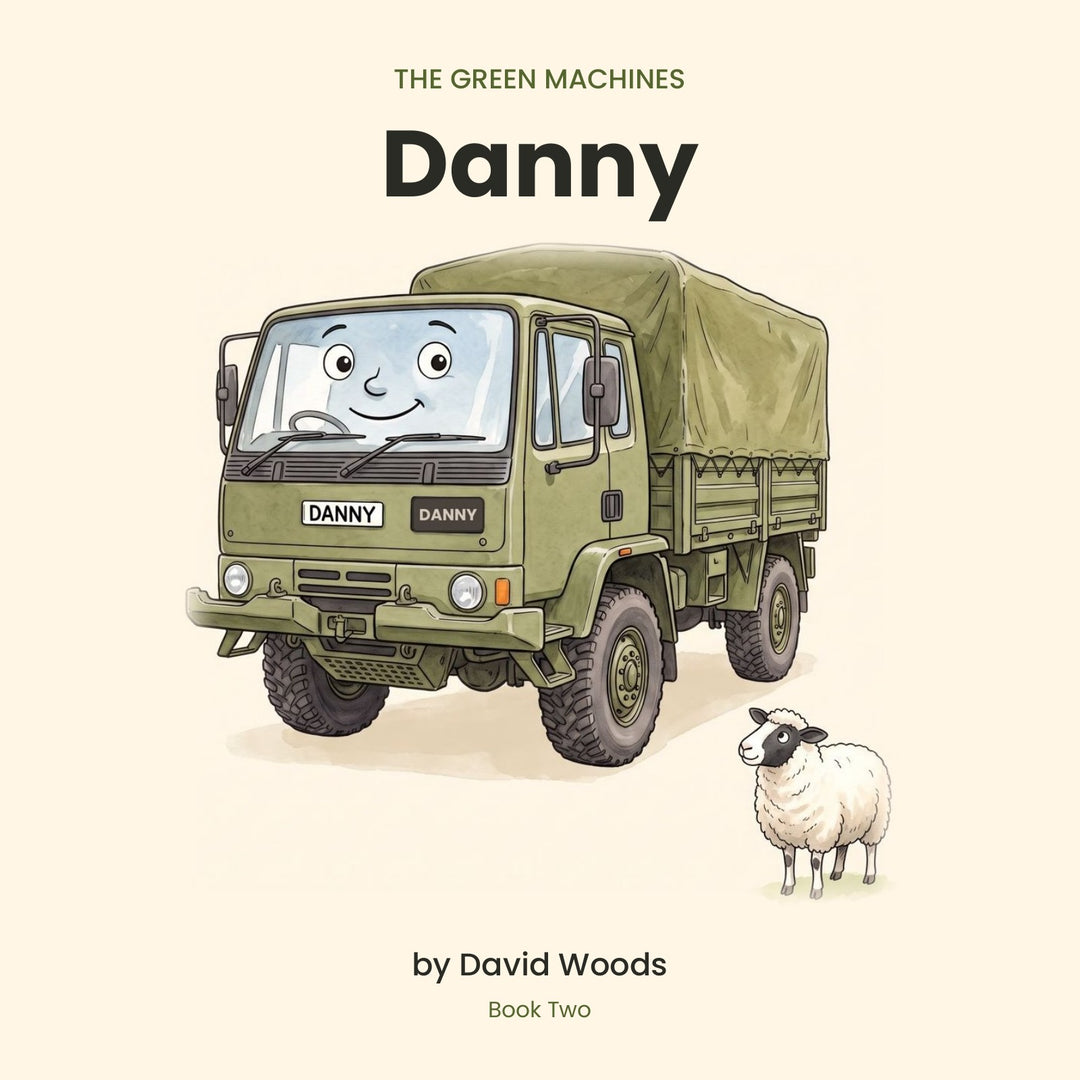 Front cover of Danny, The Green Machines Book Two, a children's picture book by David Woods
