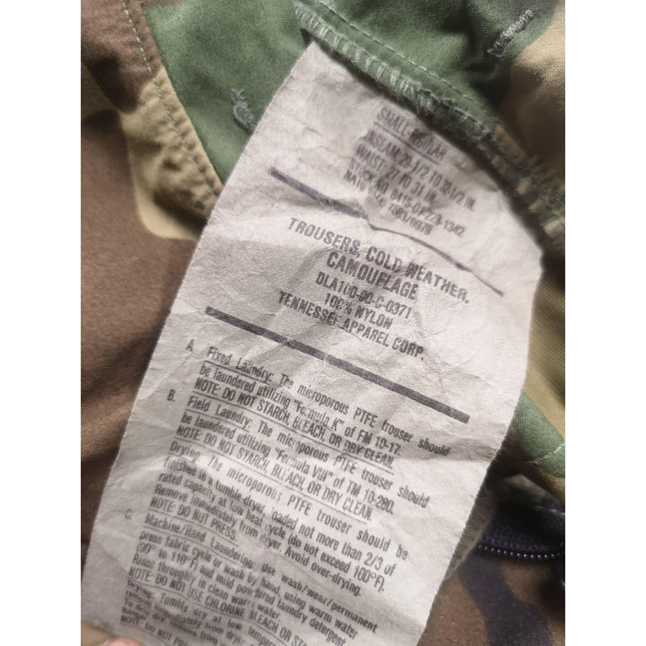Like New - US Army Goretex Woodland Trousers