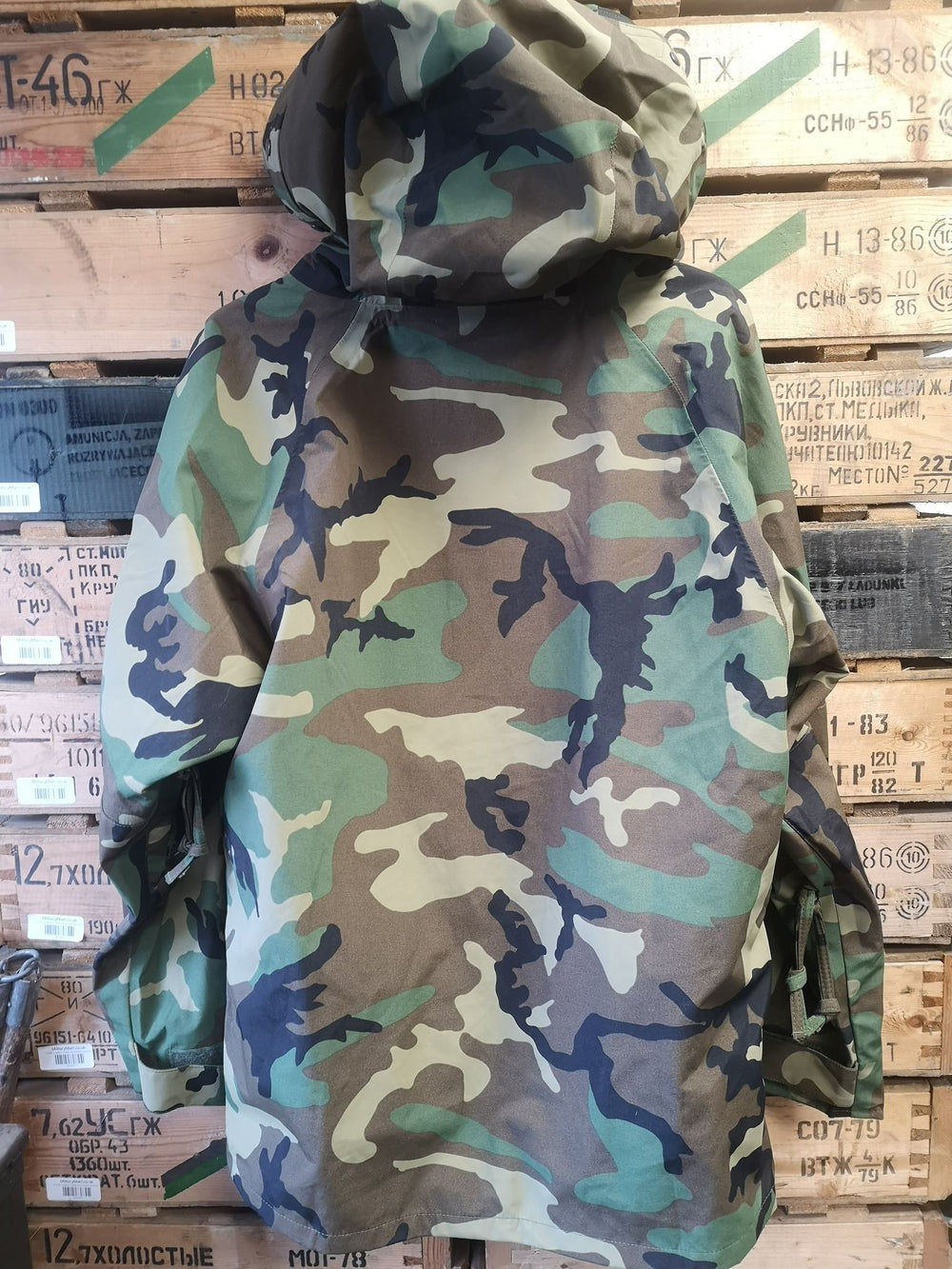 Like New US Woodland ECWS Goretex Waterproof Parka