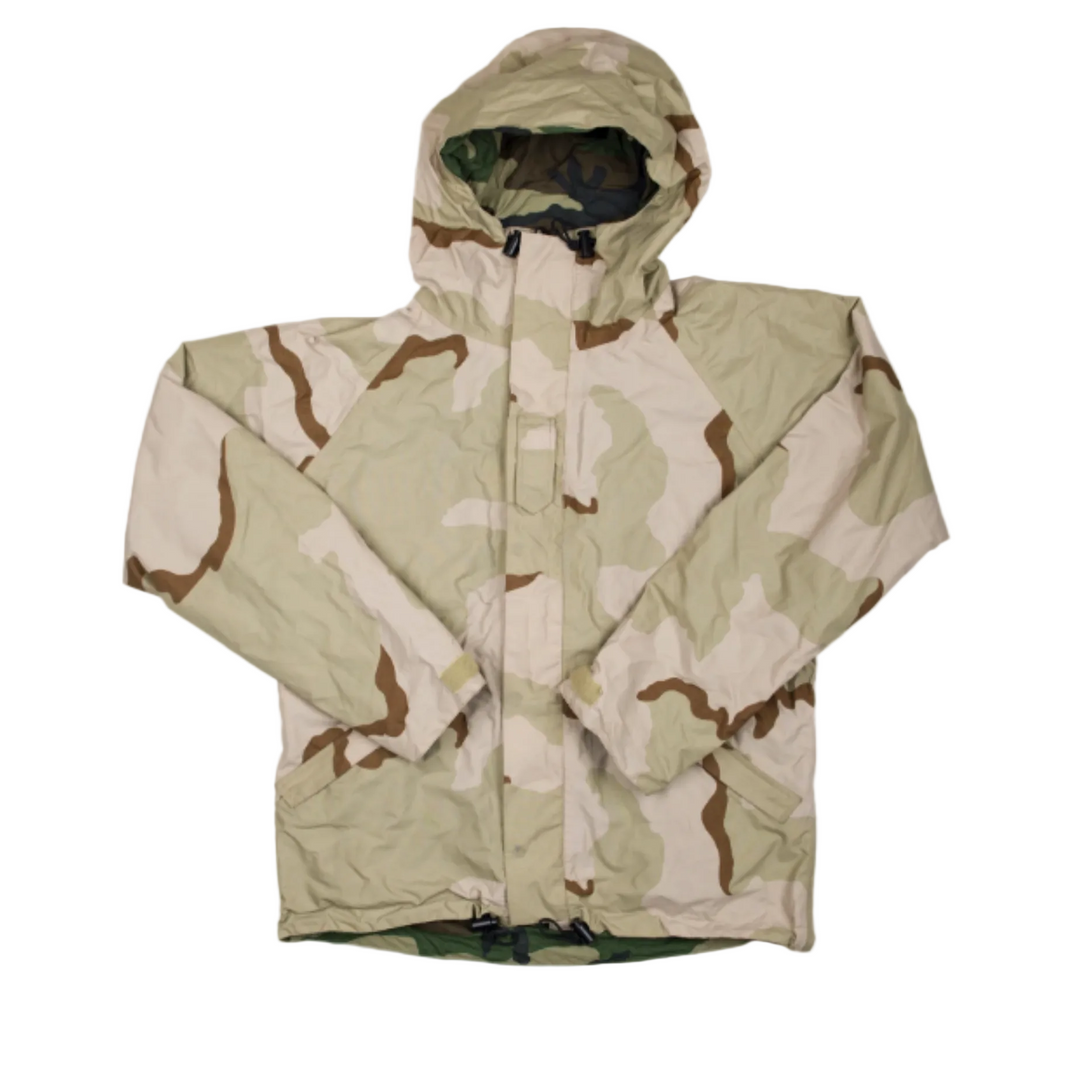 Camouflage jacket on a white background