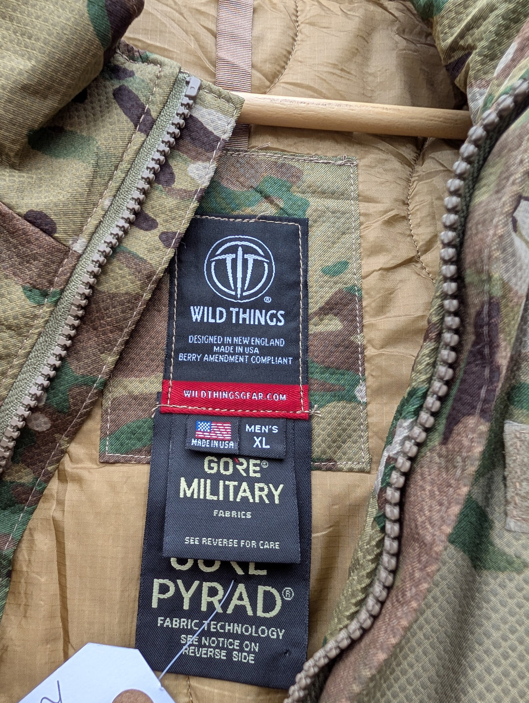 Wild Things® Tactical Multicam Insulation Jacket – XL - Like New