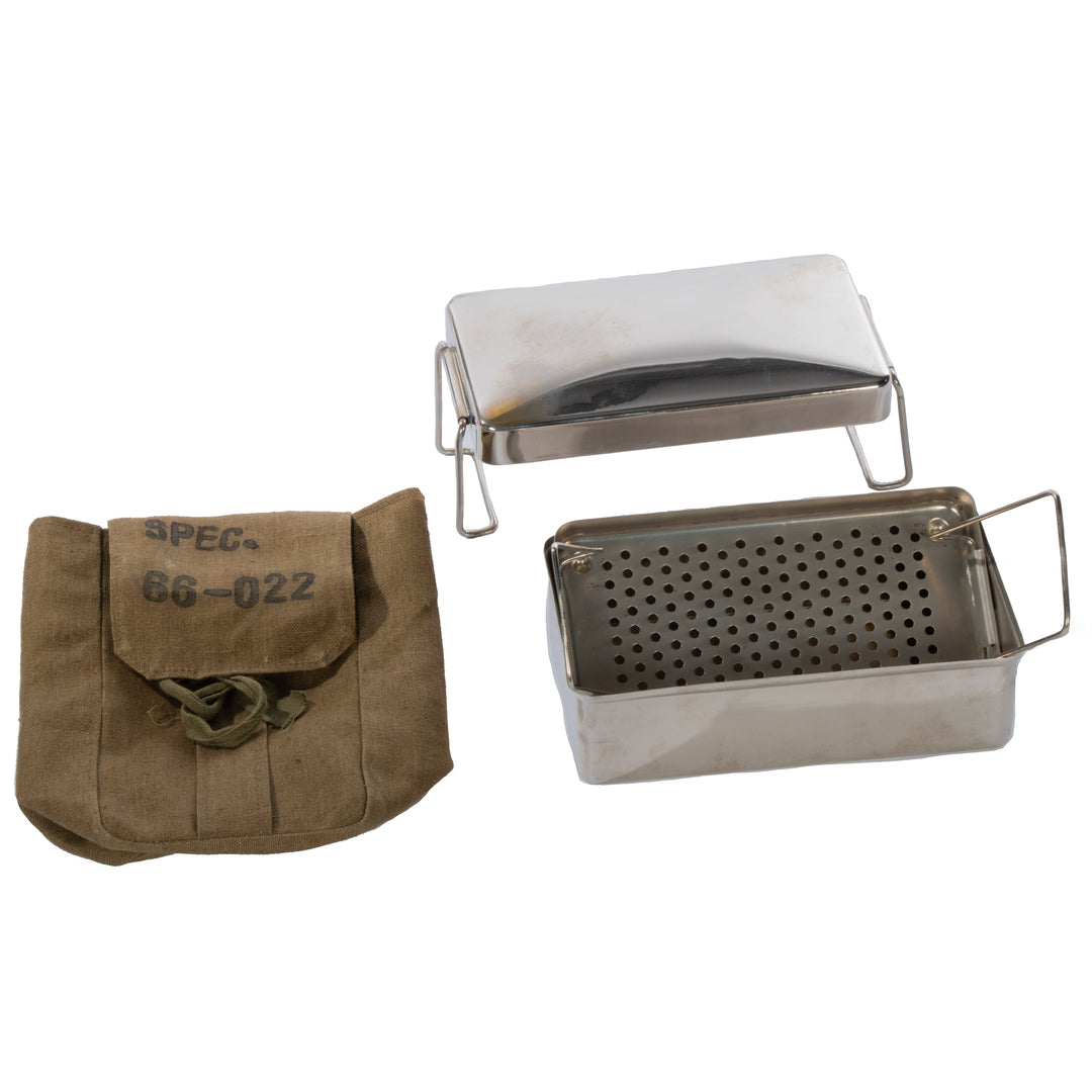 Czech Army Stainless Steriliser ( Mess Tin )