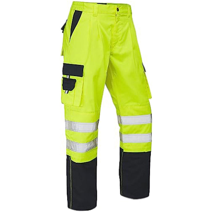 Mens Hi Vis Polycotton Safety Work Trousers - HV039-5