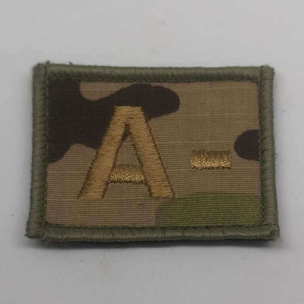 A- Military Blood Group Patch Multicam®