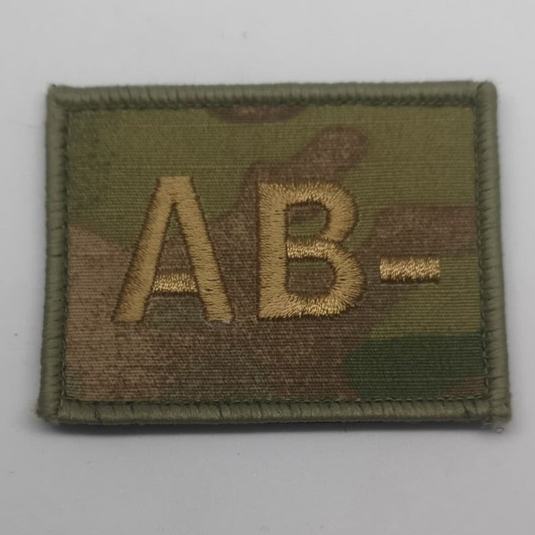 AB- Military Blood Group Patch Multicam®