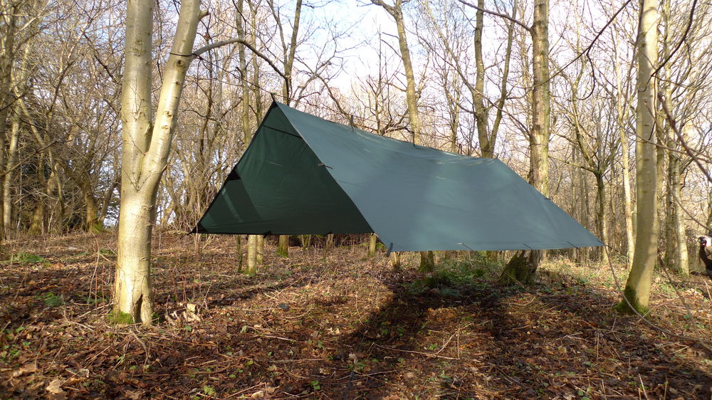 DD Hammocks 3.5 x 3.5 Tarp - Olive Green