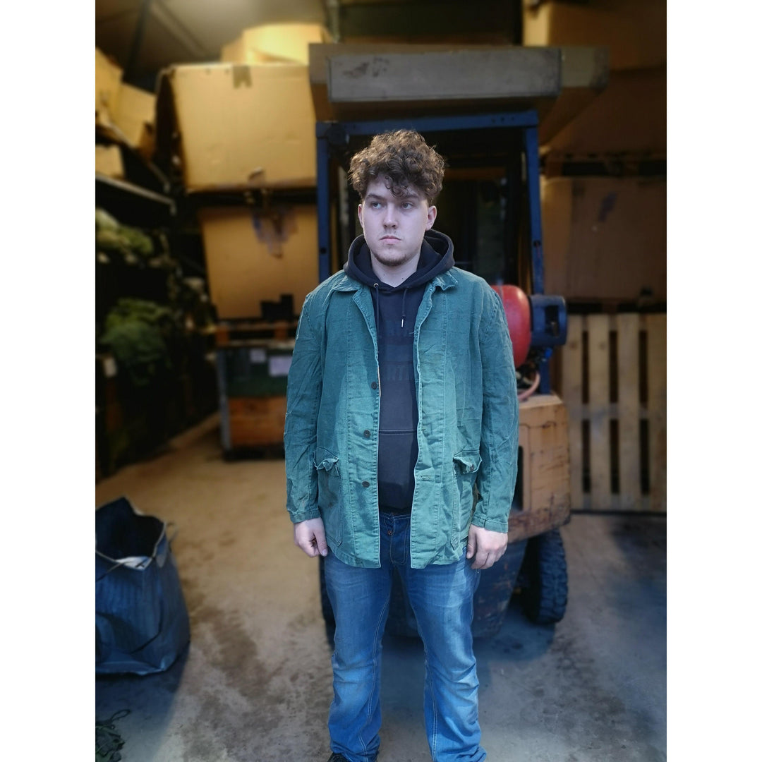 Swedish Army Vintage Cotton Work Jacket