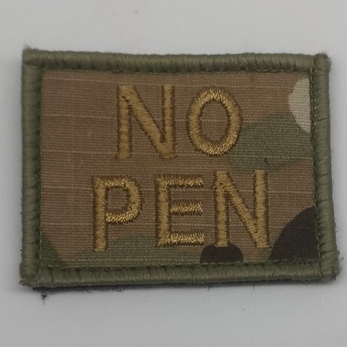 No Pen ( Penicillin ) Military Patch Multicam®