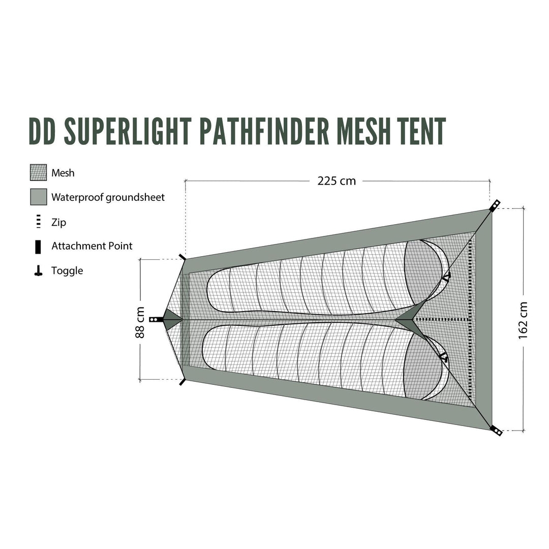 dd superlight pathfinder mesh tent DD SuperLight - Pathfinder