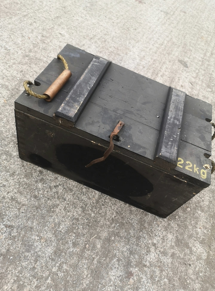 Swedish Army Vintage Wooden Ammo Box