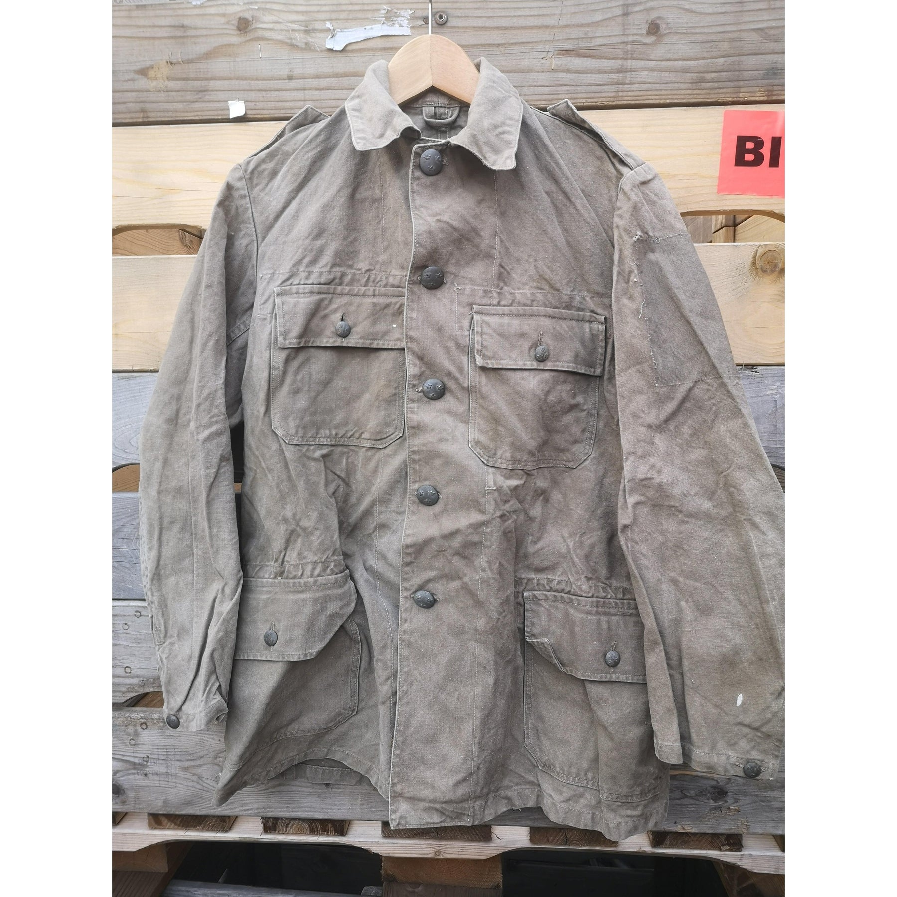ジャケット・アウター goa military jacket mcbring grange Vintage Military Combat GS MK II Jacket Size Medium Green