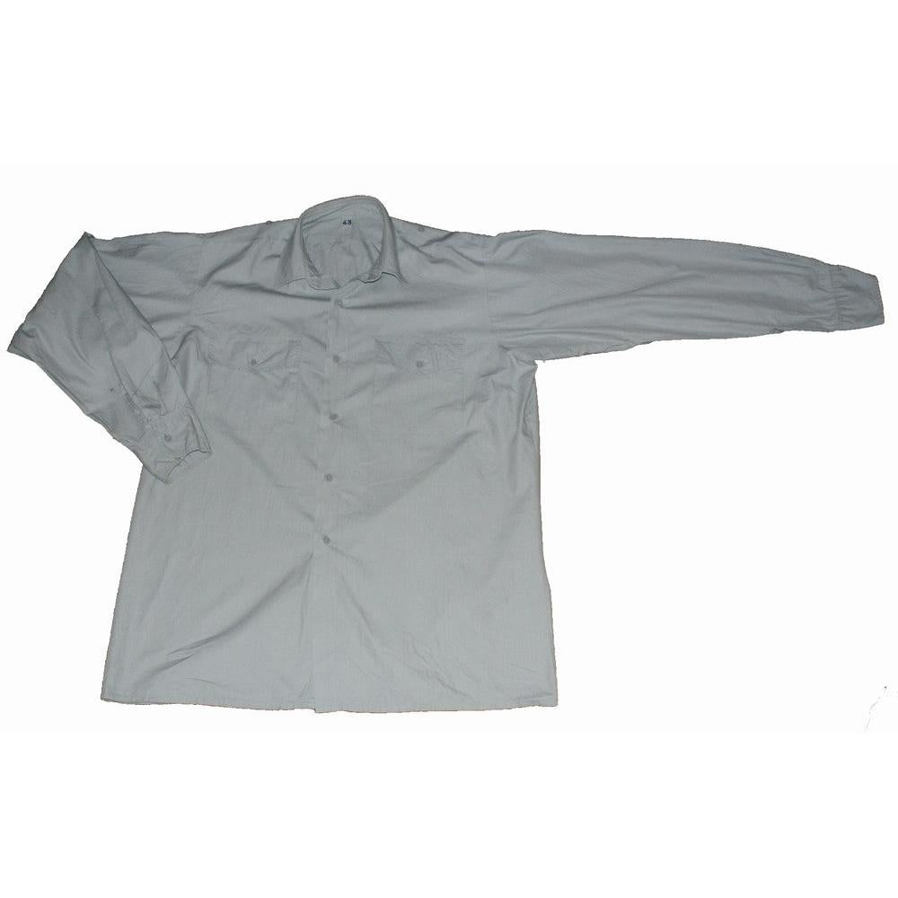 Swedish Army - Air Force Blue Cotton Shirt