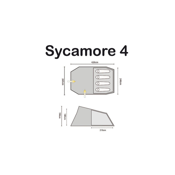 Sycamore 4 - Family Tent