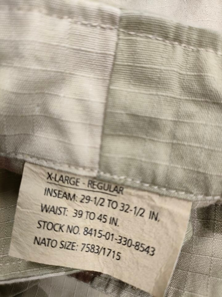 Genuine US Army Tri Colour Desert Trousers - Unissued
