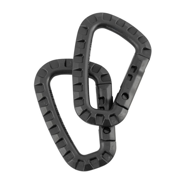 Black ABS Tactical Plastic Carabiner