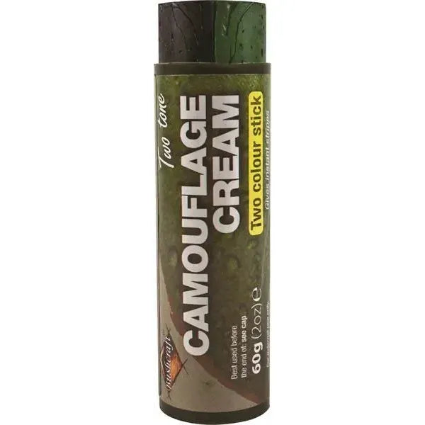 Bushcraft 2 Colour Camo Cream Stick New