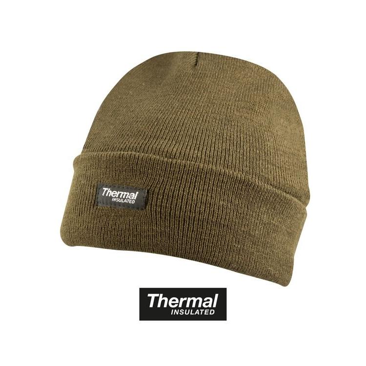 Thermal Lined Winter Bob Hat Olive or Black