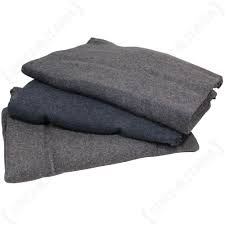 British Army Wool Grey Blanket