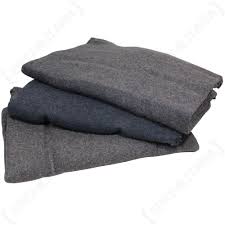 British Army Wool Grey Blanket