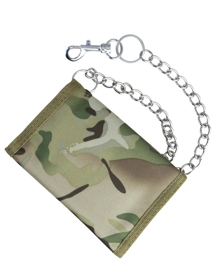 Military Camo Wallet and chain