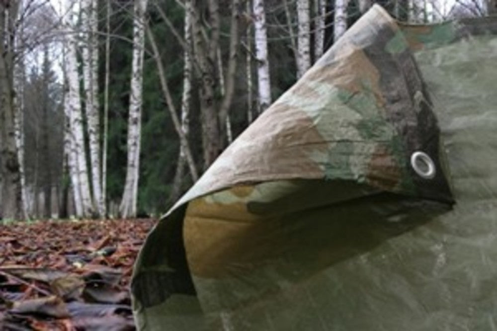 Camouflage Tarpaulin 1.2M x 1.8M