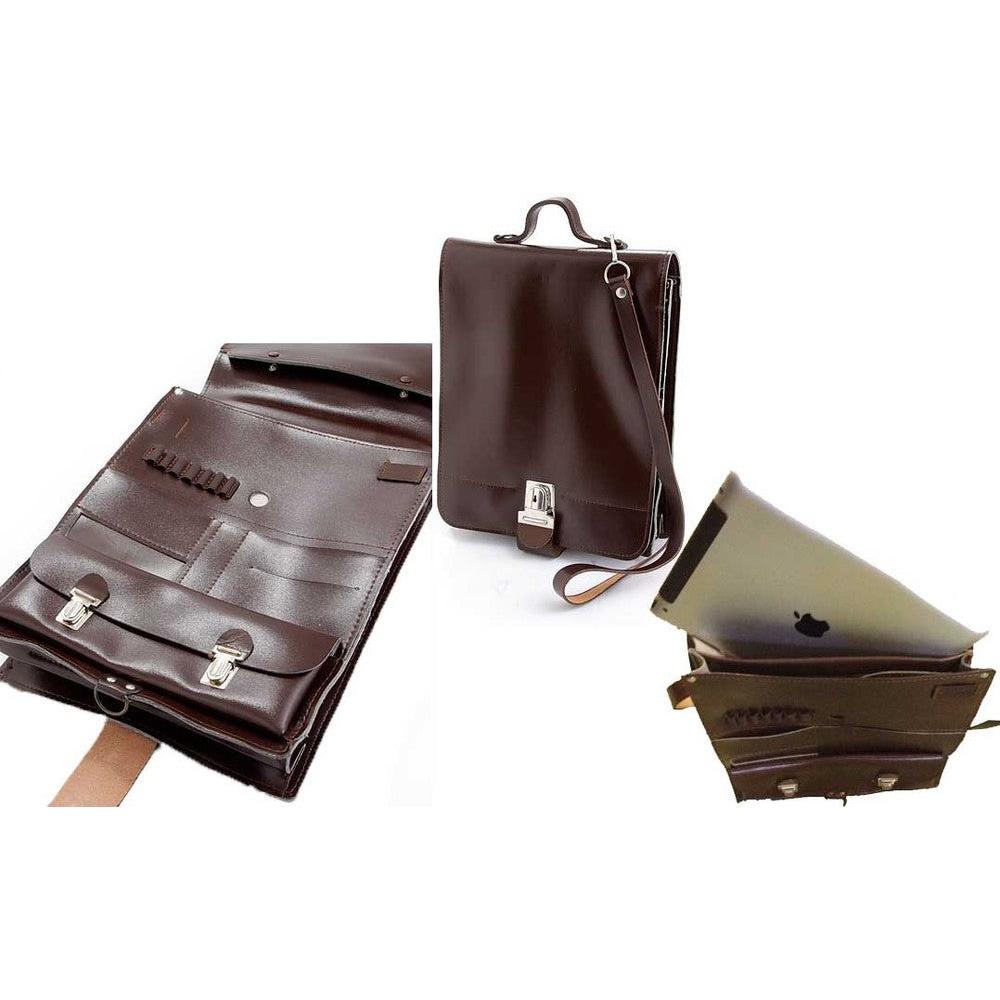Czech Army Leather Dispatch Bag