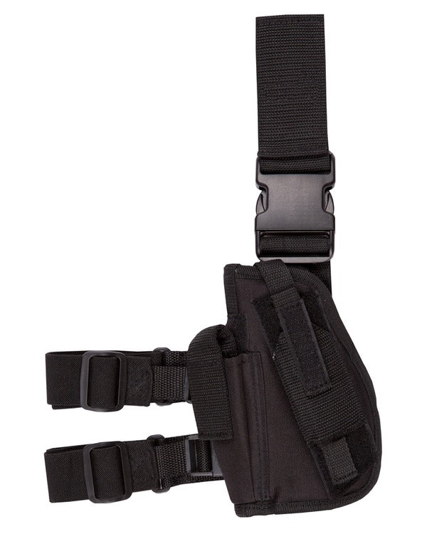 Right Handed Drop Leg Adjustable Holster Black